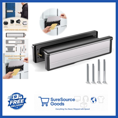 Silver aluminium door - aluminium,